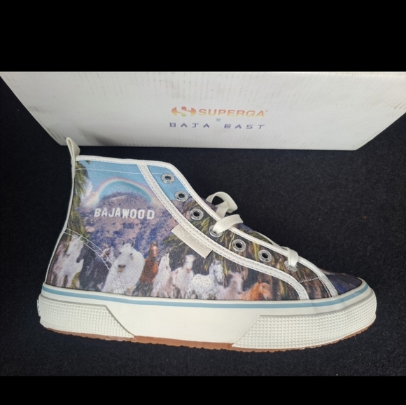 Fashion Sneakers. Bajawood and Malibu Wild Horse Prints. - Picture 4 of 8